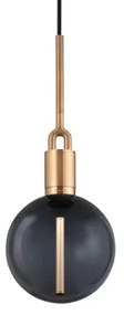 Forked Globe Lampada a Sospensione Dim. Medium Smoked/Brass - Buster+Punch