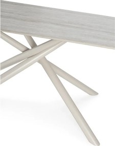 Tavolo da pranzo con piano in ceramica 90x180 cm Talia – Marckeric