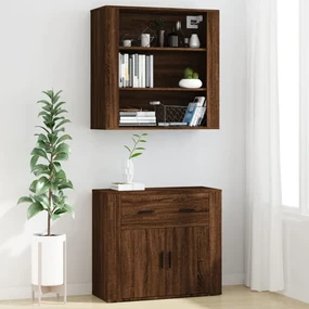 Credenza rovere marrone in legno multistrato
