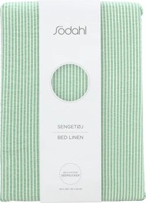 Set copripiumino e federa verde chiaro in cotone per letto singolo 140x200 cm Cheerful – Södahl