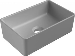 Mexen Nadia lavabo da appoggio 36 x 23 cm, grigio chiaro opaco - 21613661