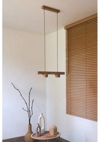 Duolla - Lampadario a sospensione con cavo IRONLINE 2xGX53/3W/230V pino/rovere/beige