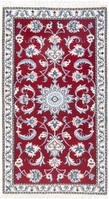 Nain Tappeto 70 x 140 Rosso (Iran) Annodato A Mano