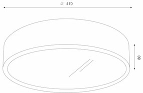 Brilagi - Lampada LED da soffitto CARVALHO 3xE27/60W/230V ciliegio 47 cm