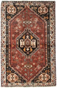 Shiraz Tappeto persiano 100 x 160 Rosso (Iran) Annodato A Mano