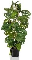 Emerald Monstera Adansonii Artificiale 75 cm in Vaso 444647