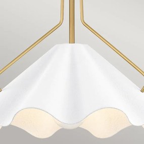 Quoizel QZ-MEJIA-1P-S-AB - Lampadario a sospensione con supporto rigido MEJIA 1xE27/60W/230V diametro 35,6 cm ottone