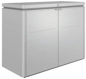 Baule BIOHORT HIGHBOARD 160 in acciaio argento L 160 x H 118 x P 70 cm