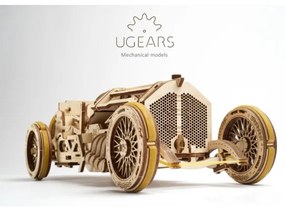 Ugears - 3D puzzle meccanico in legno U9 Macchina Grand Prix