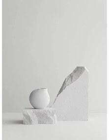 Vaso in grigio chiaro in porcellana (altezza totale 14 cm) Nona – Blomus
