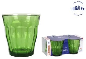 Set di Bicchieri Duralex Picardie Verde 310 ml (4 Unità)