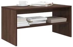 Mobile Porta Tv Rovere Marrone 80x40x40 Cm İn Legno Multistrato /