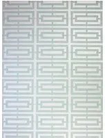 Osborne & Little Carta da parati Kikko Trellis - Aqua