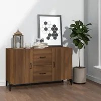 Credenza Rovere Marrone 100x36x60 cm in Legno Multistrato 817470