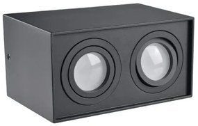 Luce Spot HADAR Q2 2xGU10/10W/230V nero