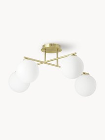 Lampada da soffitto in vetro opale Atlanta