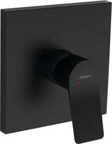 Rubinetto per doccia getto a cascata d'acqua monocomando Vivenis nero opaco HANSGROHE