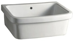 Lavatoio per bucato in ceramica bianco GAROFALO Basin Ceramic L 60 x P 45 x Sp 60 cm da interno