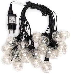 Aigostar - Catena luminosa LED decorativa da esterno 160xLED/3,6W/230V 10m IP44 bianco freddo