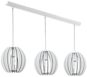 Eglo 94444 - Lampadario COSSANO 3xE14/40W/230V
