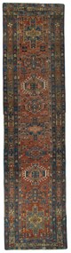 Heriz Tappeto persiano 90 x 360 Rosso (Iran) Annodato A Mano