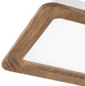 Lampada LED da incasso WOODY SPOT LED/17W/230V 3000K noce 18,5x18,5 cm