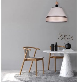 Duolla - Lampadario a sospensione con filo AVIGNON 1xE27/15W/230V diametro 60 cm beige