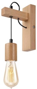 Applique LEON 1xE27/60W/230V quercia