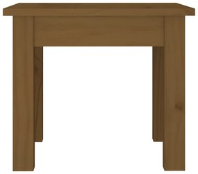 Tavolino da Salotto Miele 35x35x30 cm Legno Massello di Pino