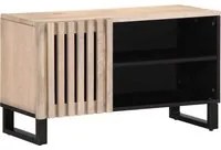 Mobile Porta TV 80x34x46 cm in Legno Massello di Mango 377512