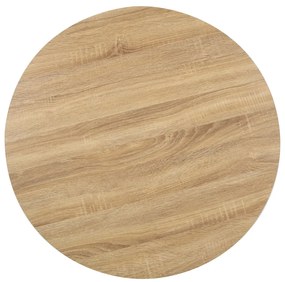 Tavolo da bistrot marrone chiaro 80 cm in mdf