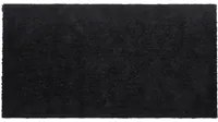 Tappeto Shaggy Nero 80 x 150 cm Tappeto Rettangolare Trapuntato a Pelo Lungo Moderno