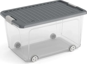 Scatola con coperchio in plastica 56,5x39x31,5 cm W box L – KIS