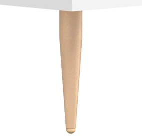 Tavolino da Salotto Bianco 50x50x40 cm in Legno Multistrato