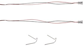 Kit 2 Faretti Segnapasso LED 1W - IP44 Colore Bianco Freddo 6.000K