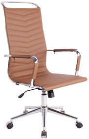 Sedia Direzionale Batley - Design Classico E Comfort Senza Tempo / Hellbraun / Kunstleder