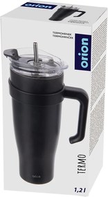 Tazza termica nera 1,2 l Termo – Orion