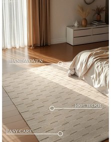 Tappeto color crema in lana tessuto a mano 160x230 cm Scala – Villeroy&amp;Boch