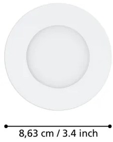 Eglo 31741 - Set da 3 lampade LED dimmerabili FUEVA-Z 1xLED/2,8W/230V IP44 bianche