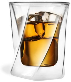 Bicchiere da whisky a doppia parete , 300 ml - Vialli Design