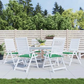 Cuscini Per Sedia 6 Pz Verdi 50x50x3 Cm İn Tessuto Oxford /