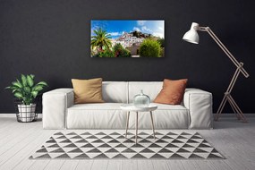 Quadro su tela Paesaggio della città di Palma 100x50 cm