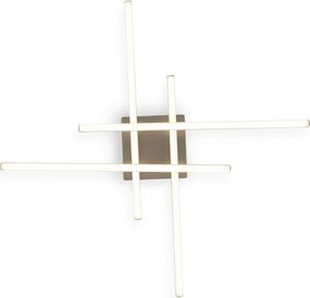 Brilagi - Plafoniera LED STRIPES LED/37W/230V argento