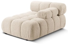 Modulo divano in bouclé beige (angolo destro) Bellis - Micadoni Home
