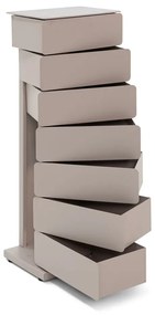 Cassettiera in metallo grigio-beige 37x98,5 cm Joey - Spinder Design
