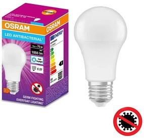 Lampadina LED Antibatterica A75 E27/10W/230V 6500K - Osram