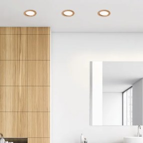 Lampada LED da incasso WOODY SPOT LED/16,5W/230V 4000K quercia ø 18,5 cm