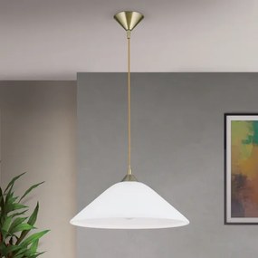 Orion HL 6-1525/1 - Lampadario a sospensione con filo GRADO 1xE27/60W/230V diametro 40 cm ottone