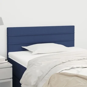 Testiera Blu 100x5x78/88 Cm İn Tessuto /
