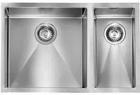 Lavello FILORAGGIATO 69X45X19 2 vasche destre ACCIAIO INOX 012055.D0.01.2018